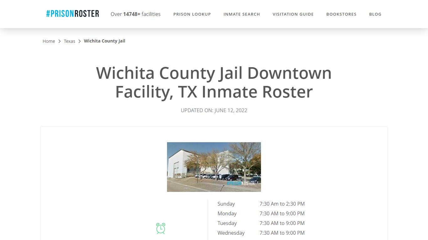 Wichita County Jail Downtown Facility, TX Inmate Roster - Prisonroster