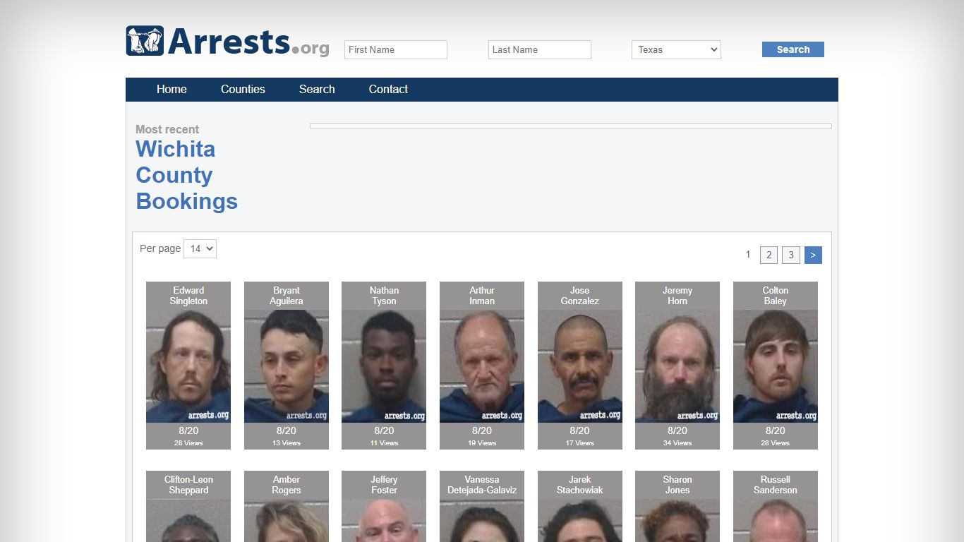 Wichita County Arrests and Inmate Search